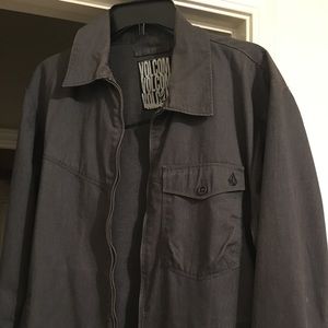 Men’s large Volcom grey jacket